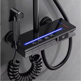 AquaLumen Luxe LED Douchepaneel met Digitale Display