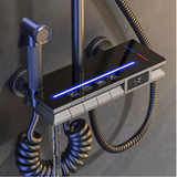 AquaLumen Luxe LED Douchepaneel met Digitale Display