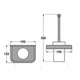 ImperialBronze Antiek Messing Badkamer Accessoireset