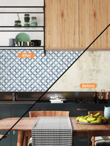 NordicTyle – 12-delige Scandinavische Vloersticker Set