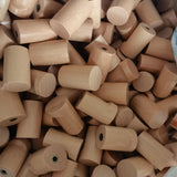 Nurlin Minimalistische Beuken- & Notenhouten Wandhaak