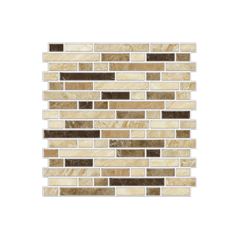 LuxeMarmer Zwart-Wit Marmerlook Wandstickers