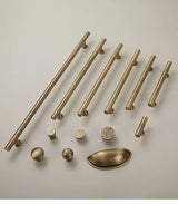 Vintage Handgehamerde Messing Kast- en Ladegrepen – Bronzen Meubelgrepen