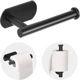 LUXROLLO - Zelfklevende RVS Toiletrolhouder (Verlengd & Zonder Boren)