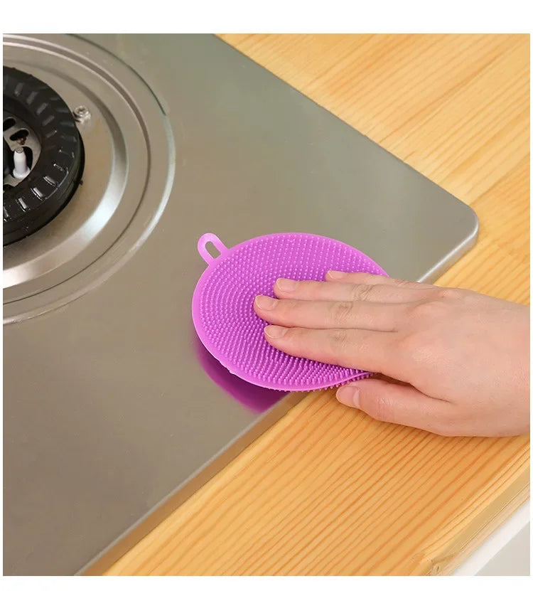 CleanFlex – Siliconen Afwasborstel & Multifunctionele Keukenspons