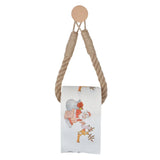 HangEasy Nagelvrije Touw Handdoekhouder & Toiletrolhouder