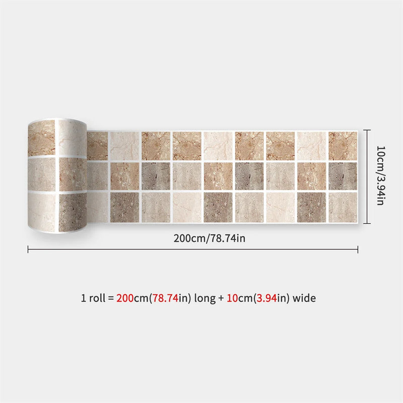 DecoMosaic Waterdichte Mozaïek Wandstickers