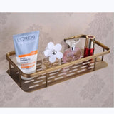 BronzeRoyal Antiek Wandplankje – Massief Messing Zeep- & Shampoo Houder voor Badkamer