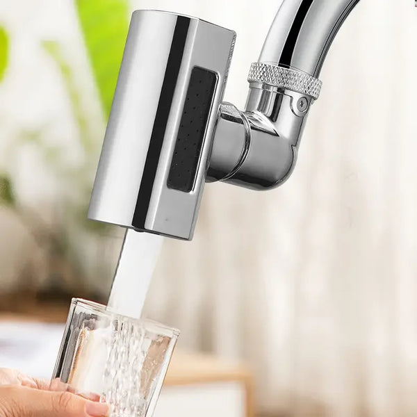 AquaTwist 4-in-1 Draaibare Waterval Keukenkraan