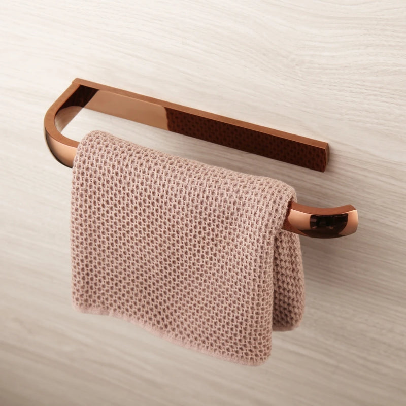 Monite Luxe Roségouden Badkamer Accessoire Set