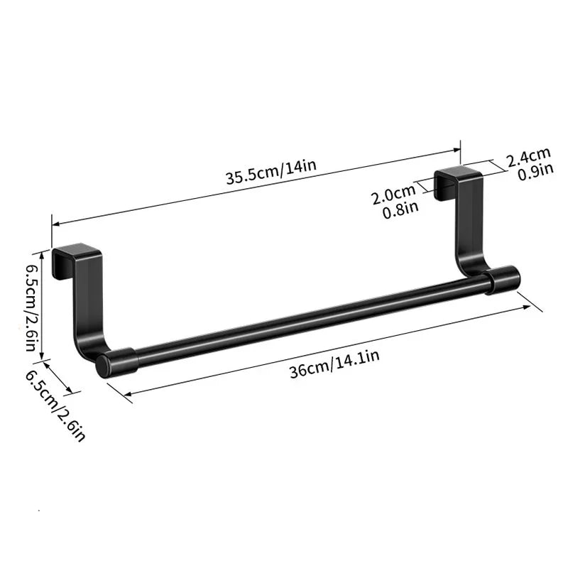 CabinHang – RVS Keukendoekrek zonder Boren