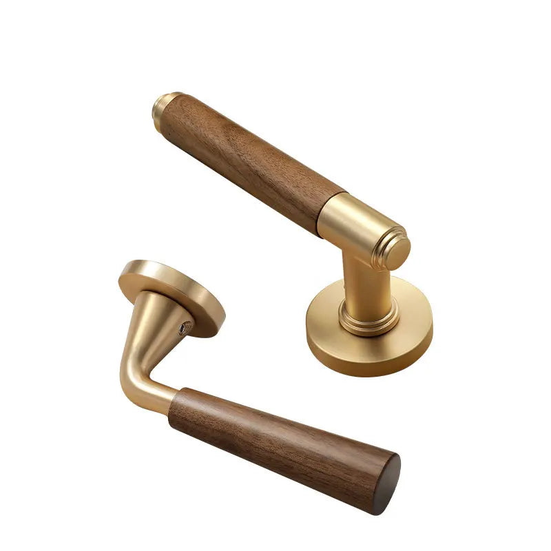 Walnoir Retro Houten Deurslot