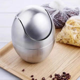 LuxBin Mini Prullenbak van Roestvrijstaal