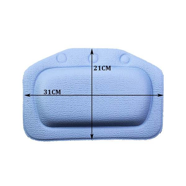 SpaRelax Zacht Badkussen – Comfortabel Neksteunkussen met Zuignap