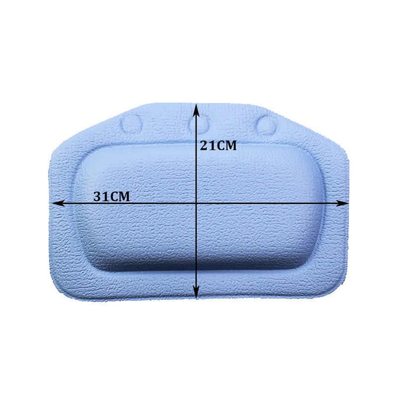 SpaRelax Zacht Badkussen – Comfortabel Neksteunkussen met Zuignap