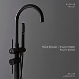 AITANA Luxe Vloerstaande Badkamerkraan