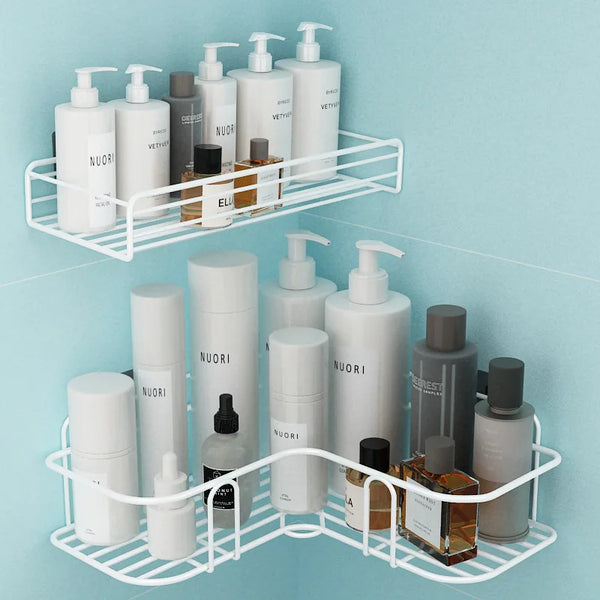 WallPro – Muurbevestigde Hoek Badkamer- & Keukenplank