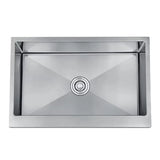 Handgemaakte Roestvrijstalen Keukenspoelbak – Vierkant | Modern Design