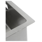 Handgemaakte Roestvrijstalen Keukenspoelbak – Vierkant | Modern Design