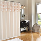 BohoChic Douchegordijn – Beige/Oud Ivoor