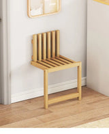 Ultra-Slanke Inklapbare Wandkruk – Ruimtebesparende Massief Bamboe Ingangsbank