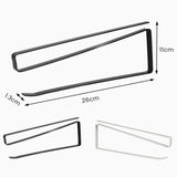 HangEase – Punch-Free Metalen Keukenrol- en Handdoekhouder voor Kastdeuren