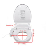 AquaLuxe SmartBidet – Automatisch Spoelend & Droogt met Verwarmde Zitting en Zelfreinigende Nozzles