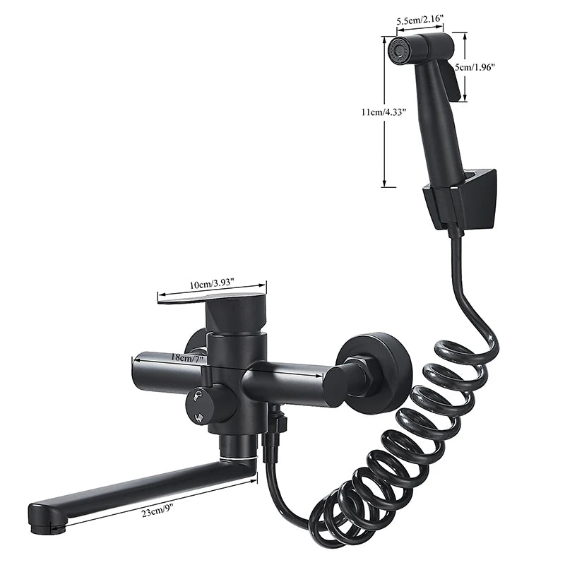 AquaPro DuoJet Wandkraan