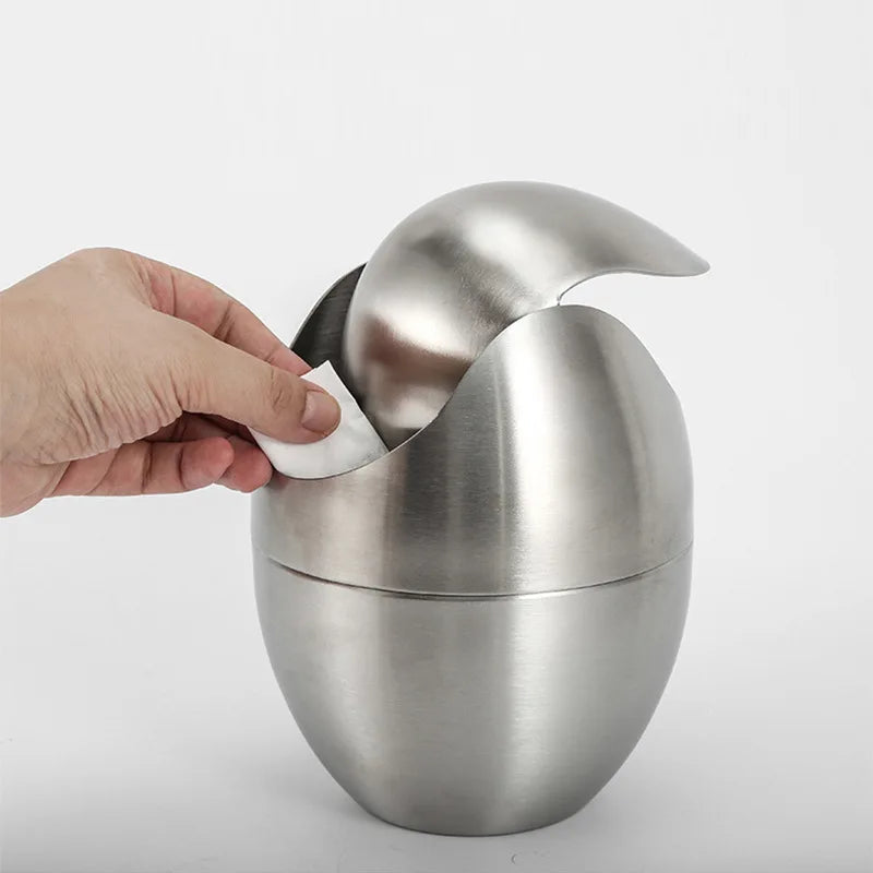 LuxBin Mini Prullenbak van Roestvrijstaal