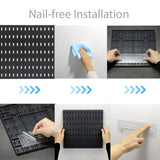 Pegboard Combinatieset – Muur Organizer | 22" x 22" | Verstelbaar & DIY | Inclusief Accessoires