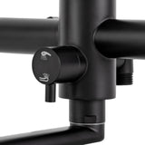 AquaFlex Wandkraan met Zijspuit – 360° Draai