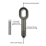 AquaGlow Beauty Filter Douchekop – Hoge Druk, Waterbesparend & Gezuiverd Douchen – Rond Handmodel