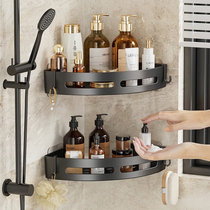 AQUAFIX Zelfklevende Douche Organizer – Sterk Hechtend, Boorvrij & Waterdicht