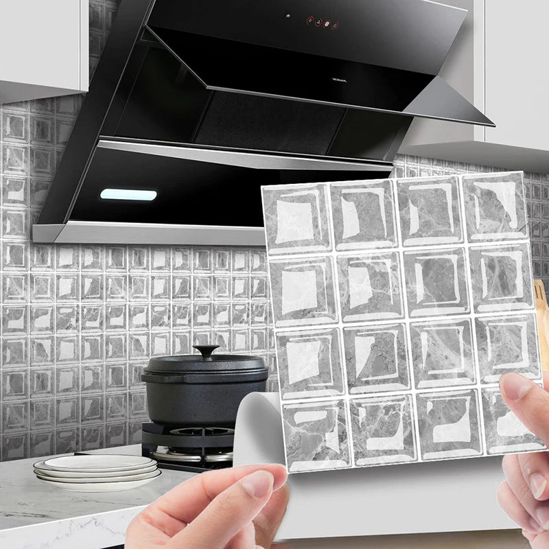 DecoMosaic 10-delige Set 3D Mozaïek Tegelstickers