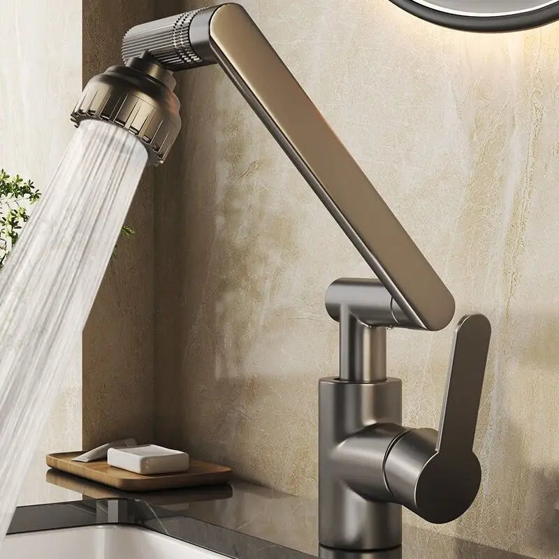 AquaFlex 360° Universele Wastafelkraan