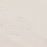 BohoChic Douchegordijn – Beige/Oud Ivoor