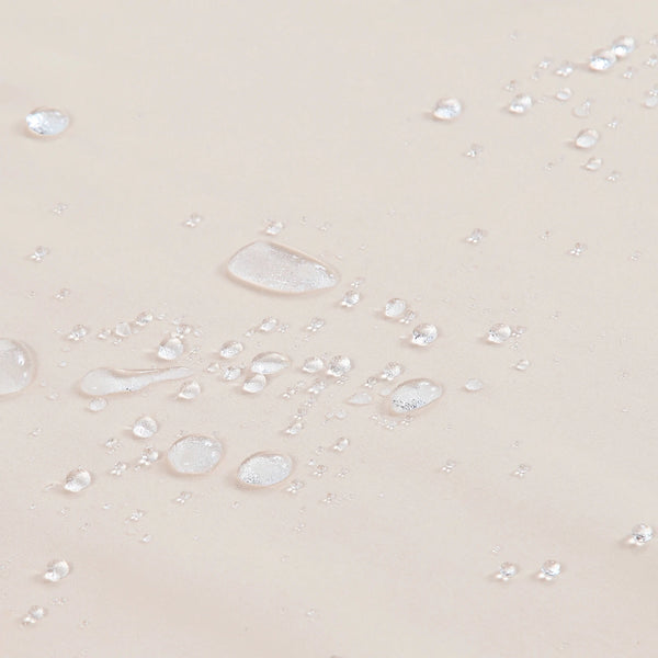 BohoChic Douchegordijn – Beige/Oud Ivoor