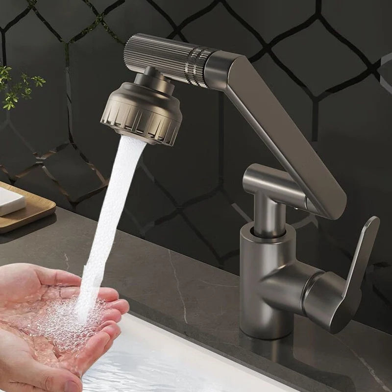 AquaFlex 360° Universele Wastafelkraan