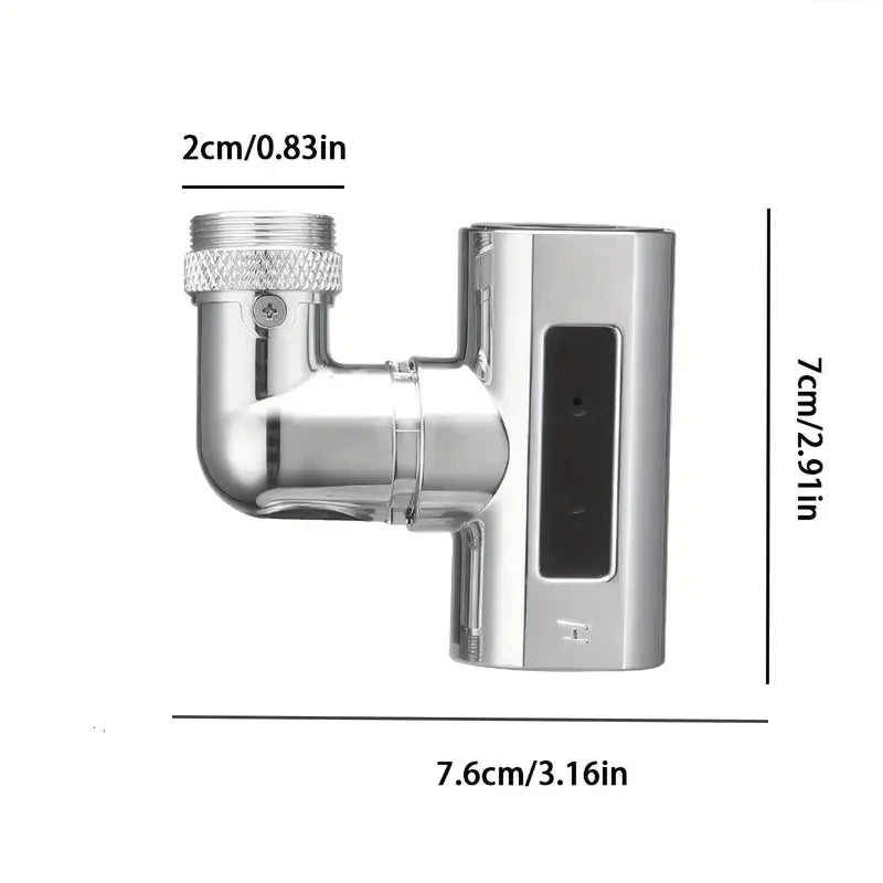 AquaTwist 4-in-1 Draaibare Waterval Keukenkraan