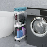 SlimSlide - Multifunctionele Trolley Op Wieltjes met 4 Lagen