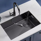 Keukenwastafel Roestvrijstaal Grote Enkele Nano Gegraveerde Honingraat Onderbouw Wastafel