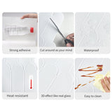 Zelfklevende 3D Wandtegels – PVC | Mat | Water- en Schimmelbestendig | 30 x 30 cm