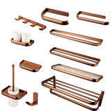 Monite Luxe Roségouden Badkamer Accessoire Set