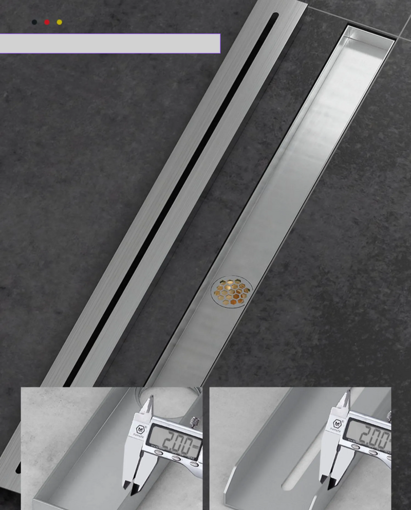 LuxDrain Premium Douchegoot - RVS Inbouwvloerafvoer voor Badkamer