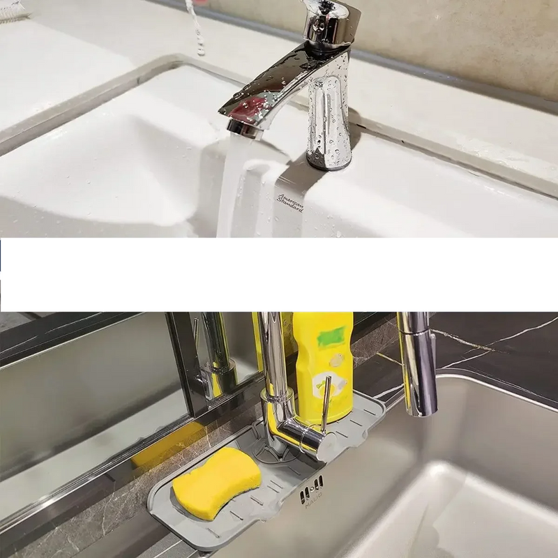 DripShield – Siliconen Kraan Absorberende Mat & Spatbescherming voor Keuken & Badkamer