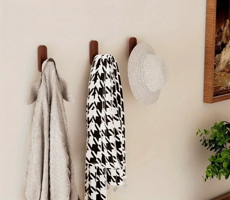 NordicWood Walnoothouten Wandhaken