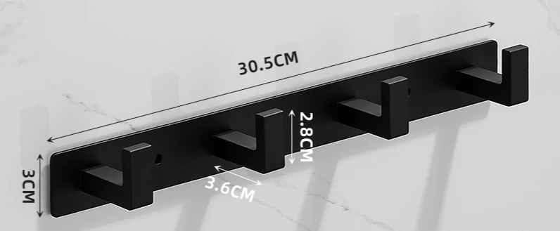 SteelLine Roestvrijstalen Wandkapstok
