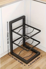 FlexiRack Pro – Verstelbare Pannenrek Organizer van Roestvrij Staal