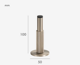 Nurlin Brass Knurled Deurstopper