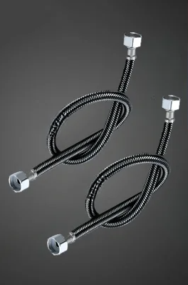 AquaTwist Duo-Flex Wastafelmengkraan – 360° Draaiende Tweegatskraan voor Warm & Koud Water